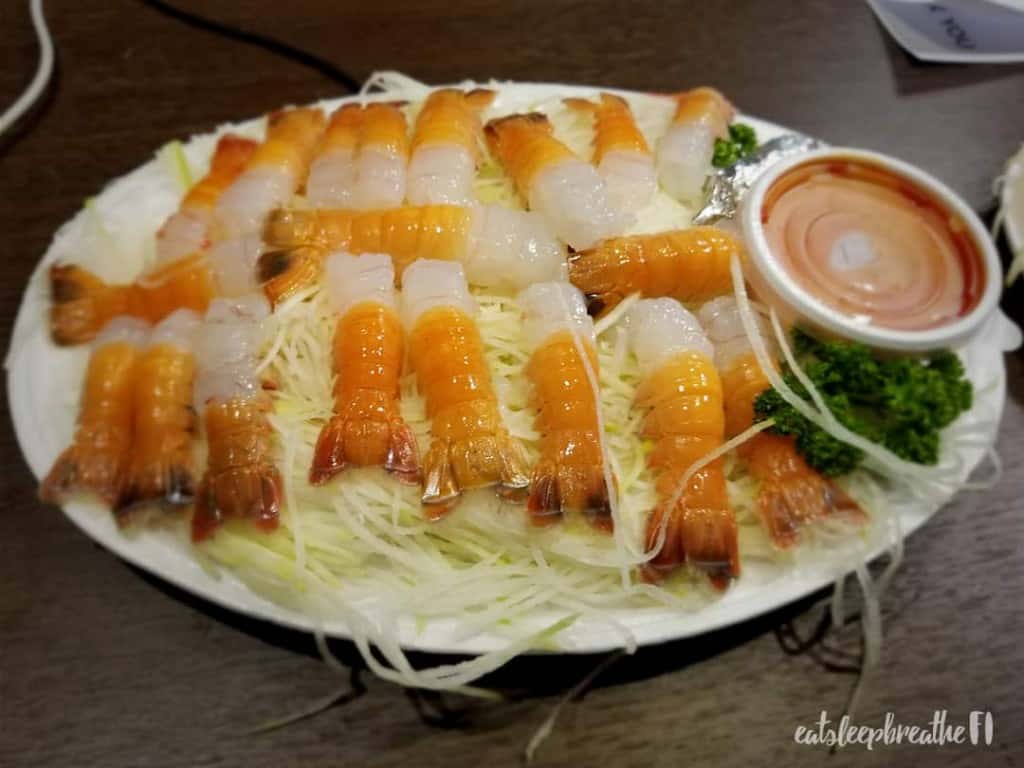 esbfi prawn sashimi