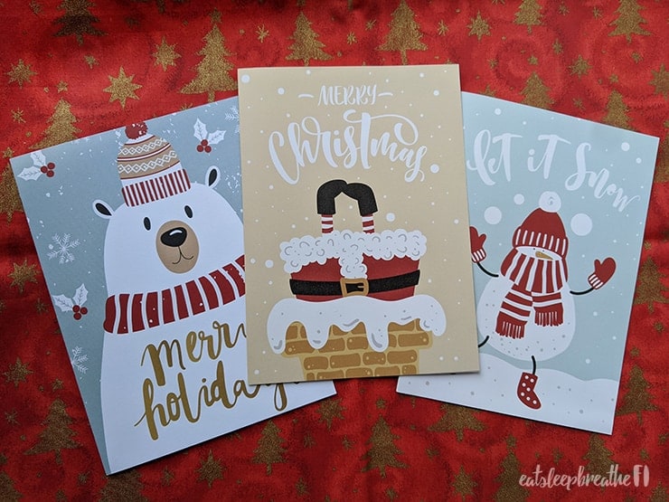 christmas cards paper
