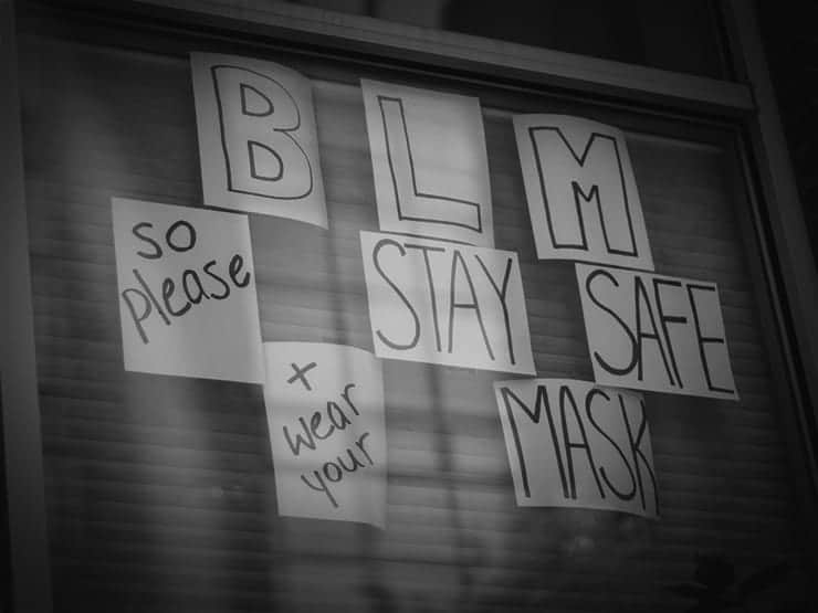 blm stay safe masks crystal jo unsplash